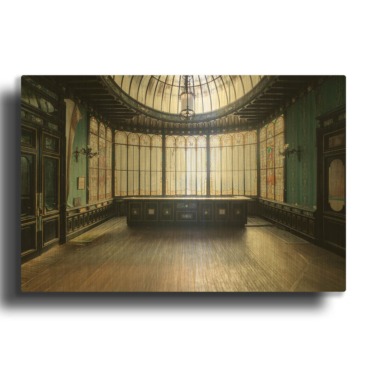 'Winter Garden' By Roman Robroek Gold Metal Wall Art
