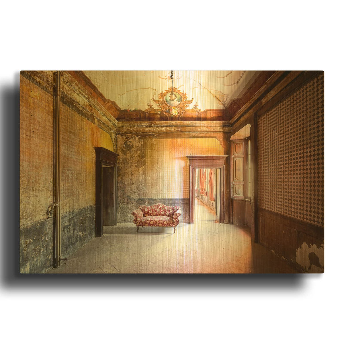 'Royal Room' By Roman Robroek Gold Metal Wall Art