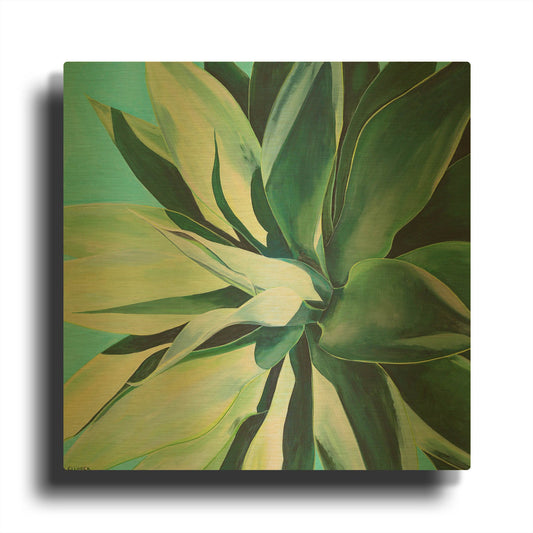 'Rest In Its Glory' By Alana Clumeck Gold Metal Wall Art