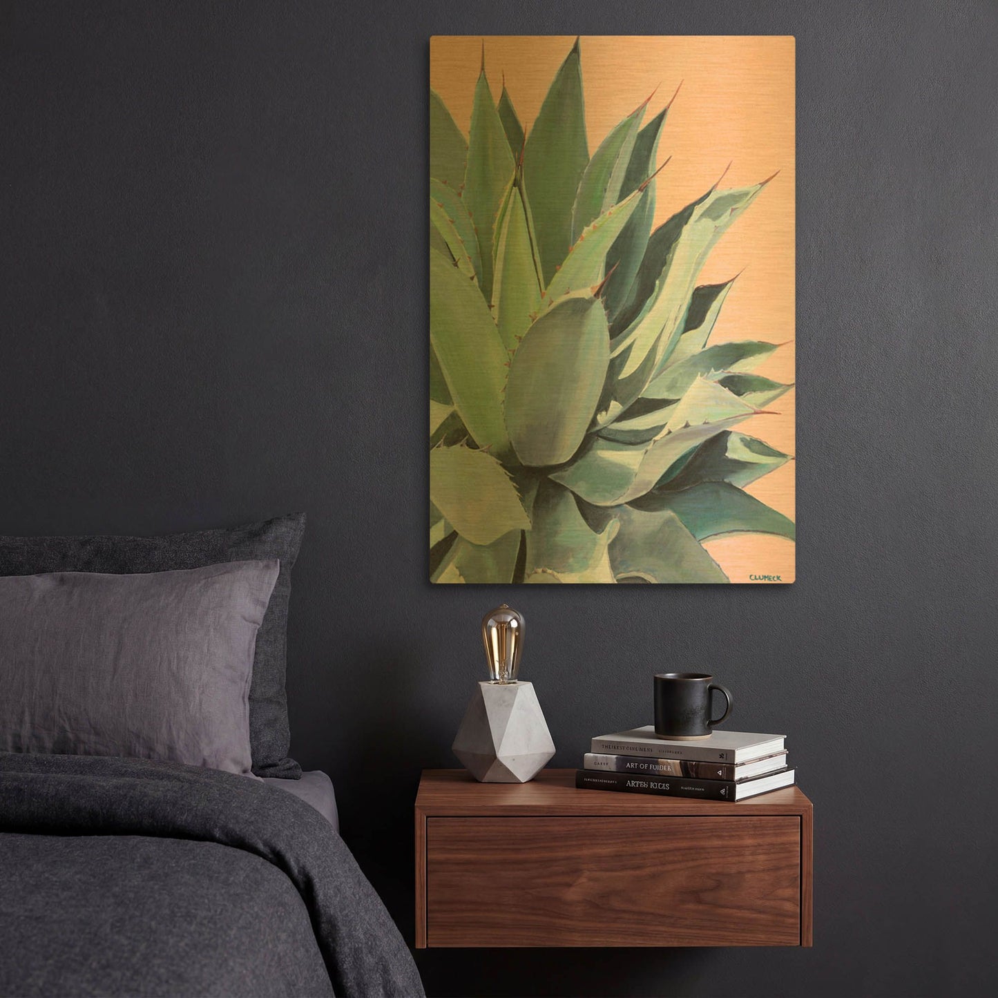 'Glory' By Alana Clumeck Gold Metal Wall Art