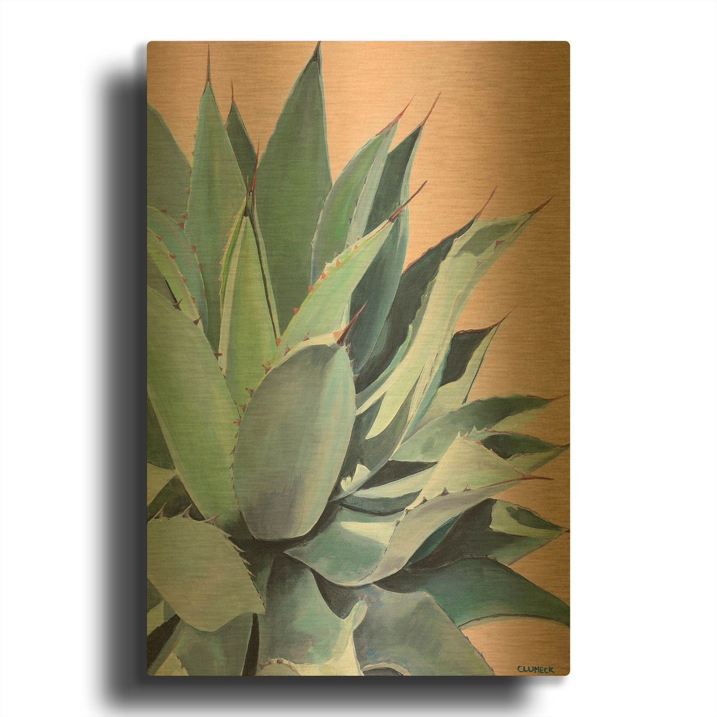 'Glory' By Alana Clumeck Gold Metal Wall Art