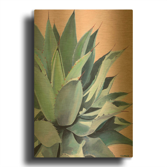 'Glory' By Alana Clumeck Gold Metal Wall Art
