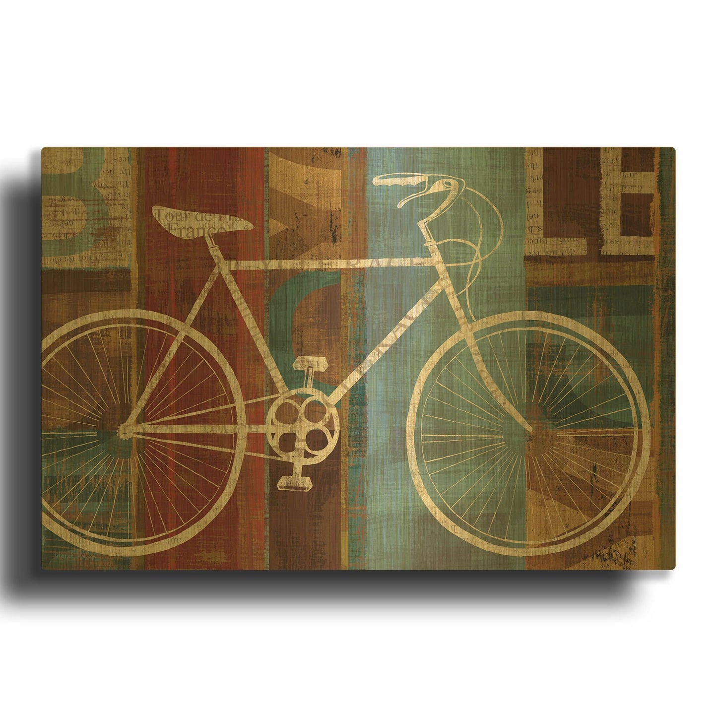 'Breaking Away' By Michael Mullan Gold Metal Wall Art