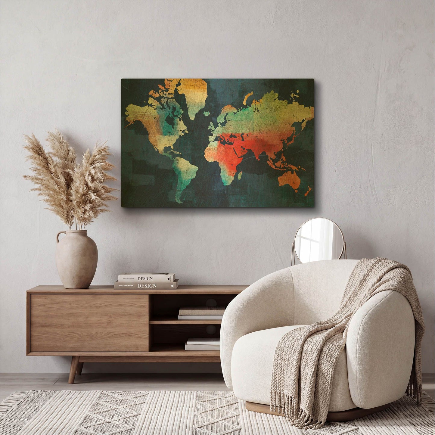 'Seasons Change' By Michael Mullan Gold Metal Wall Art