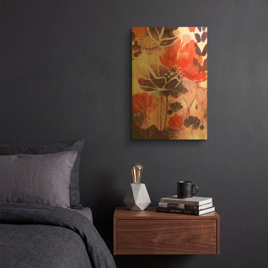 'Open Up' By Corina Capri Gold Metal Wall Art