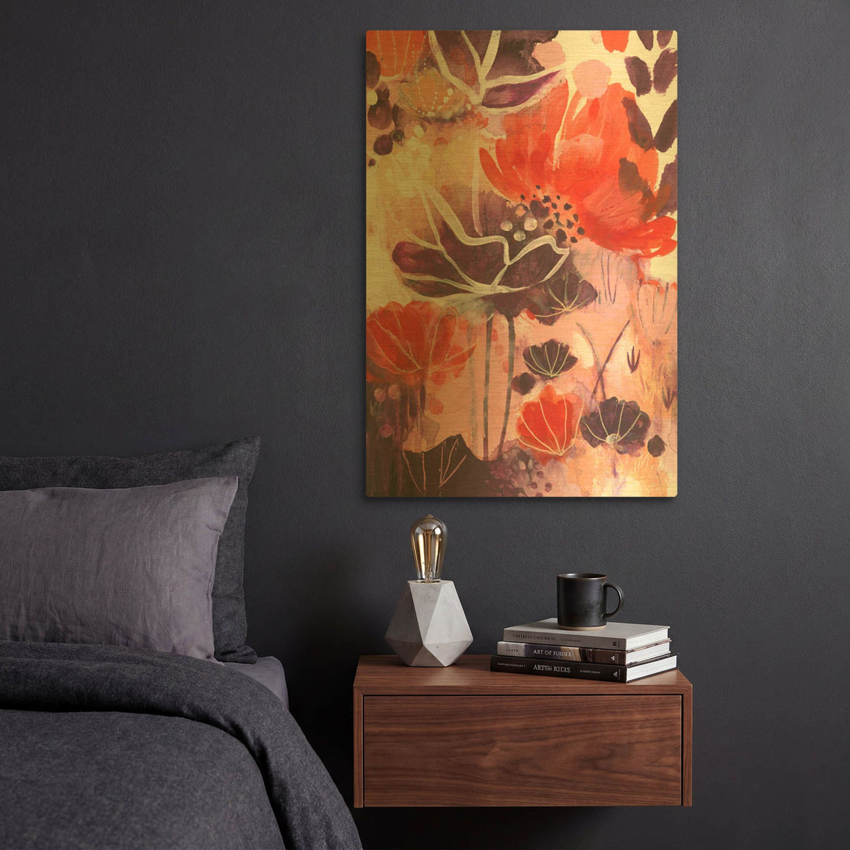 'Open Up' By Corina Capri Gold Metal Wall Art