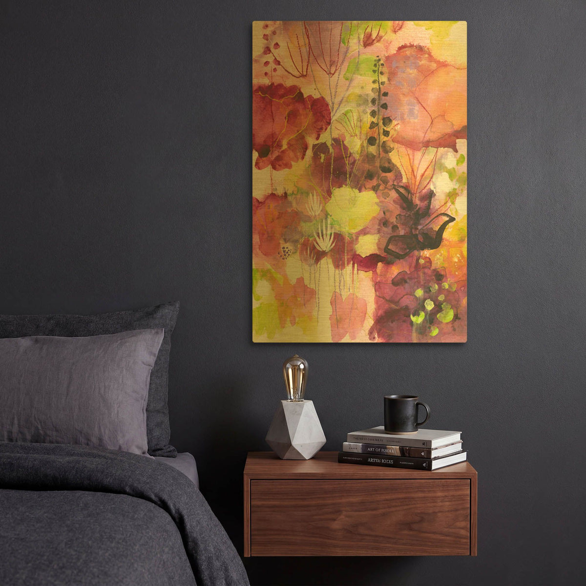 'In Between' By Corina Capri Gold Metal Wall Art