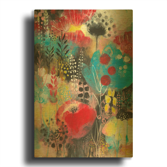'Alive' By Corina Capri Gold Metal Wall Art