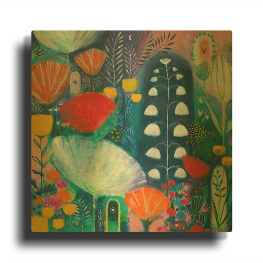 'Nuit Blanche' By Corina Capri Gold Metal Wall Art