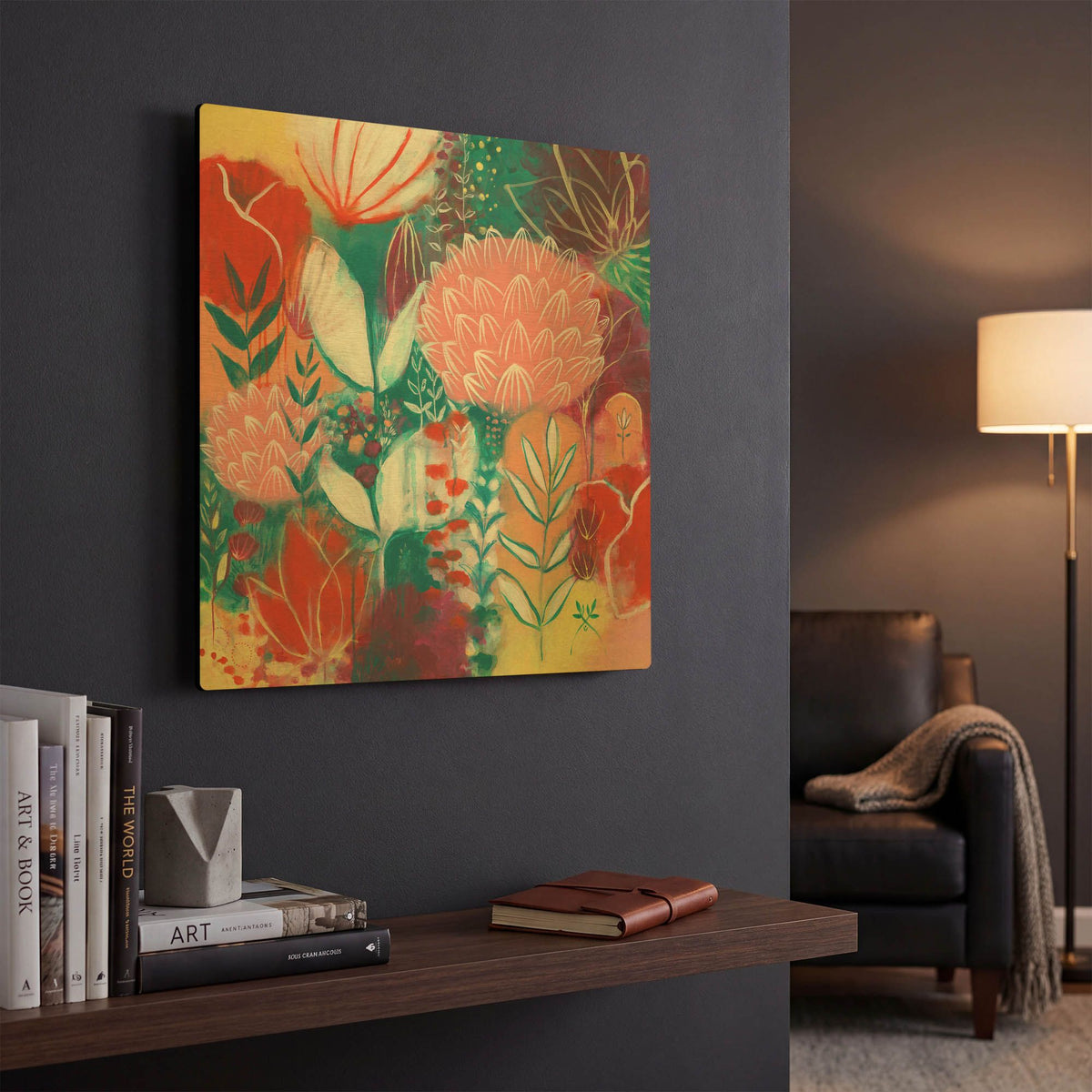 'Sensuality' By Corina Capri Gold Metal Wall Art
