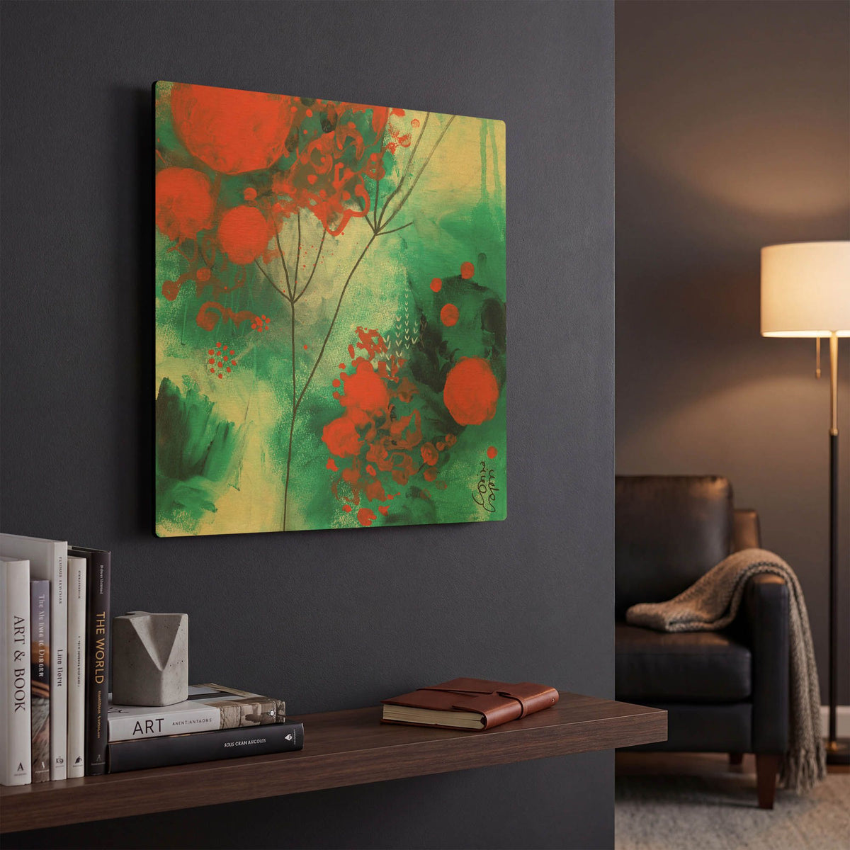 'Winter Solstice' By Corina Capri Gold Metal Wall Art