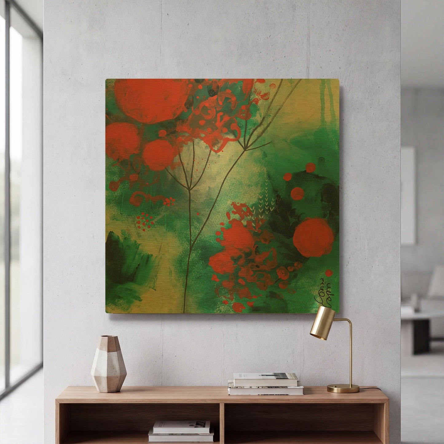 'Winter Solstice' By Corina Capri Gold Metal Wall Art