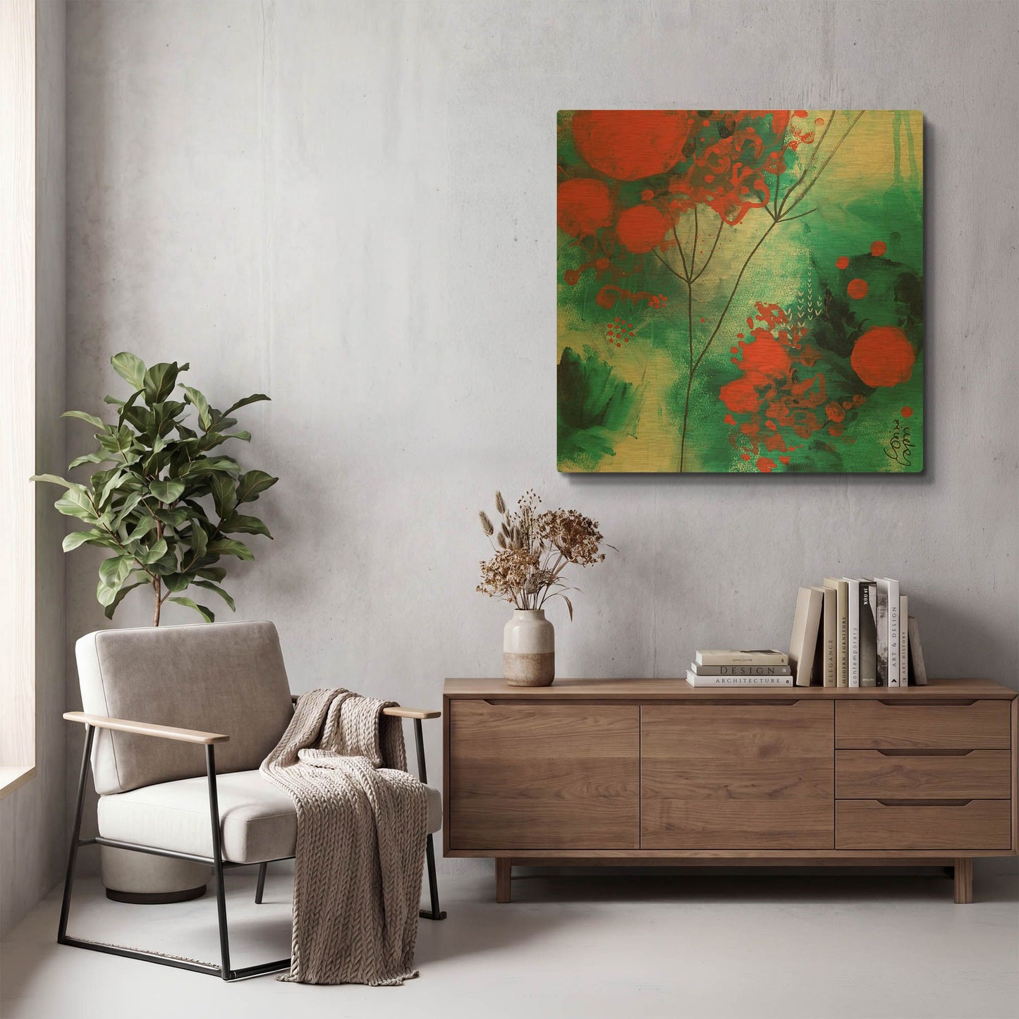 'Winter Solstice' By Corina Capri Gold Metal Wall Art