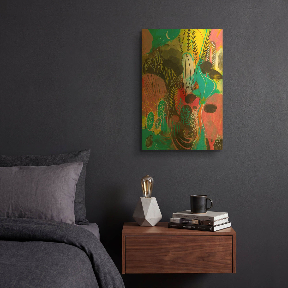 'Water Cycles' By Corina Capri Gold Metal Wall Art
