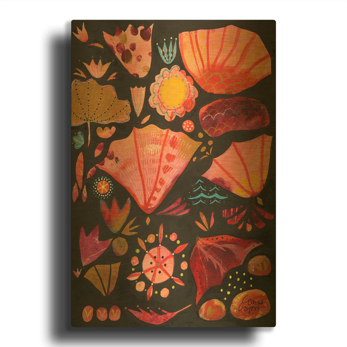 'The God of Small Things' By Corina Capri Gold Metal Wall Art