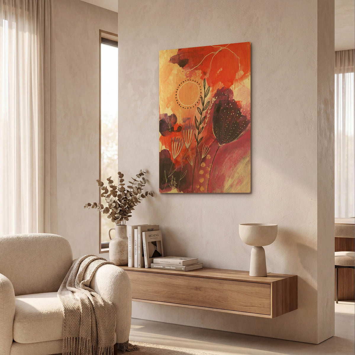 'Sunny Days' By Corina Capri Gold Metal Wall Art