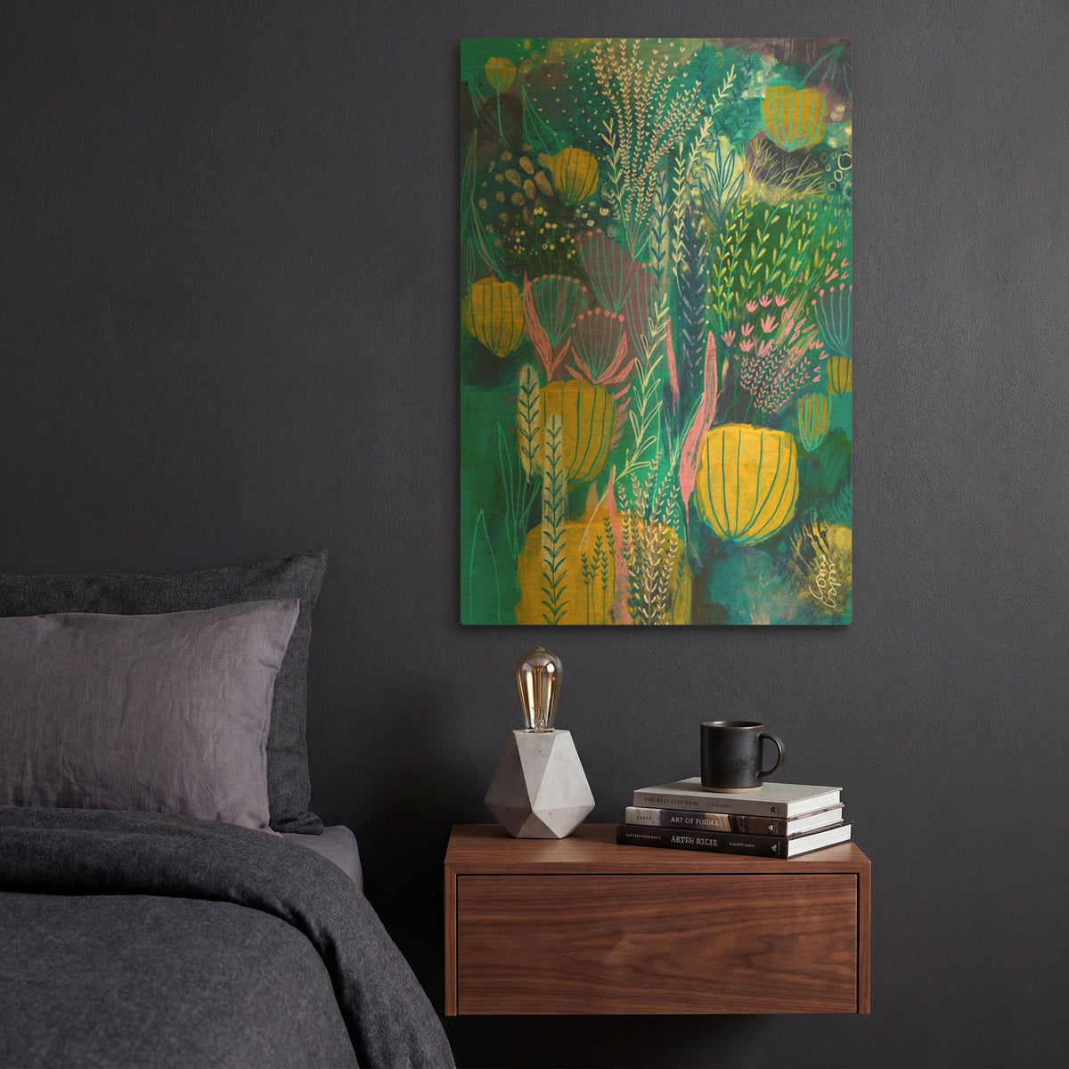 'Sea Life' By Corina Capri Gold Metal Wall Art