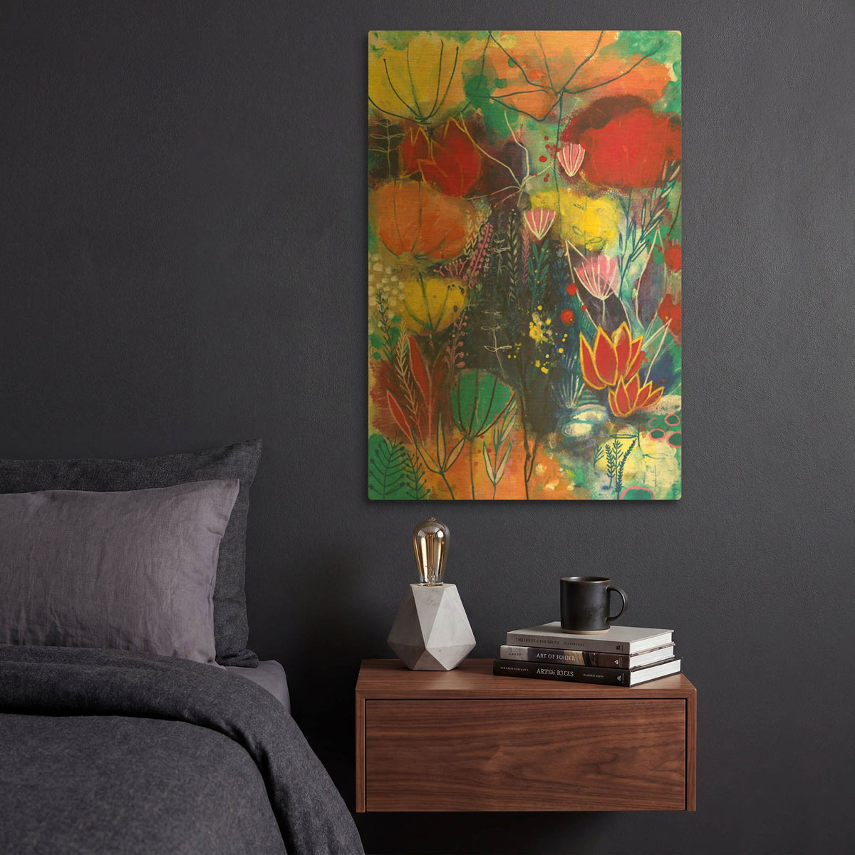 'All You Need is a Garden' By Corina Capri Gold Metal Wall Art