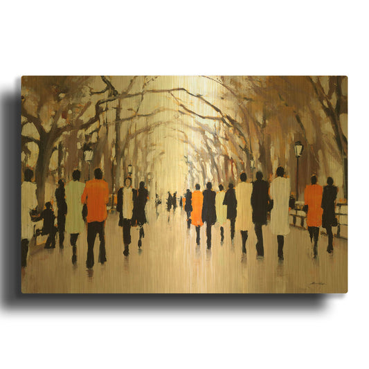 'Poet' By Lorraine Christie Gold Metal Wall Art