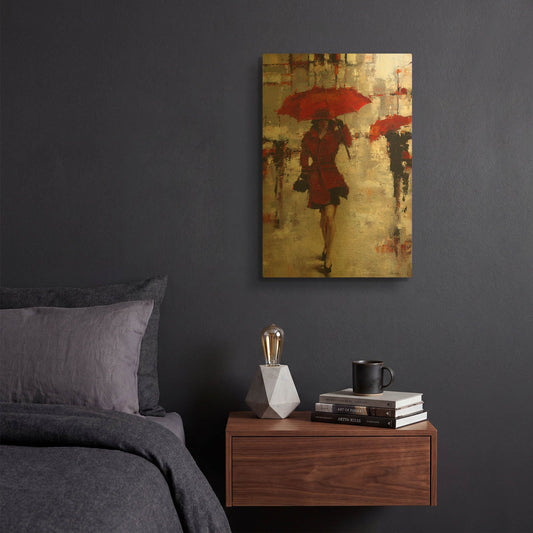 'Paris Invitation' By Lorraine Christie Gold Metal Wall Art