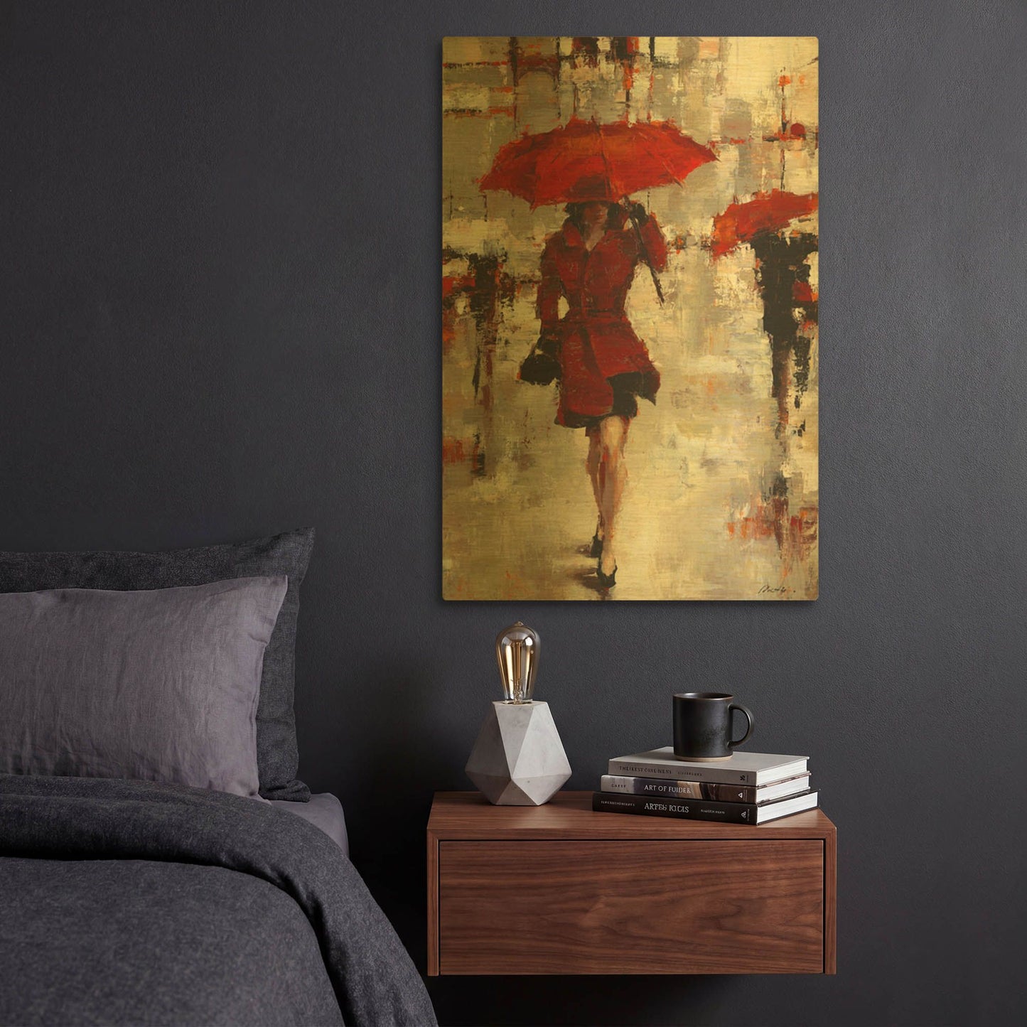 'Paris Invitation' By Lorraine Christie Gold Metal Wall Art
