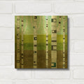 'Summer Birches' By Michelle Calkins Gold Metal Wall Art