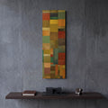 'Color Panels with Water and Waves' By Michelle Calkins Gold Metal Wall Art