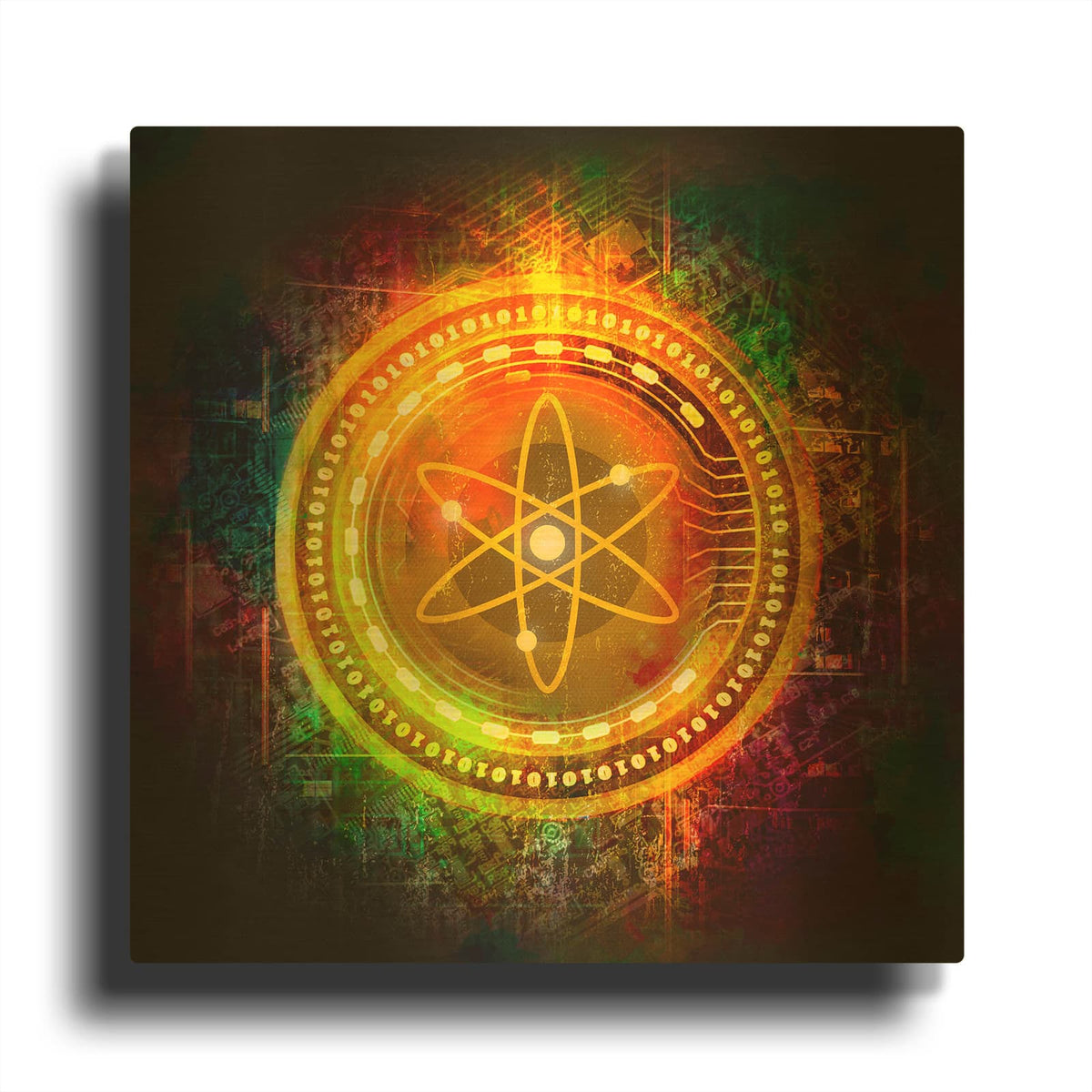 'Cosmos Better Than Gold' By Epic Portfolio Gold Metal Wall Art