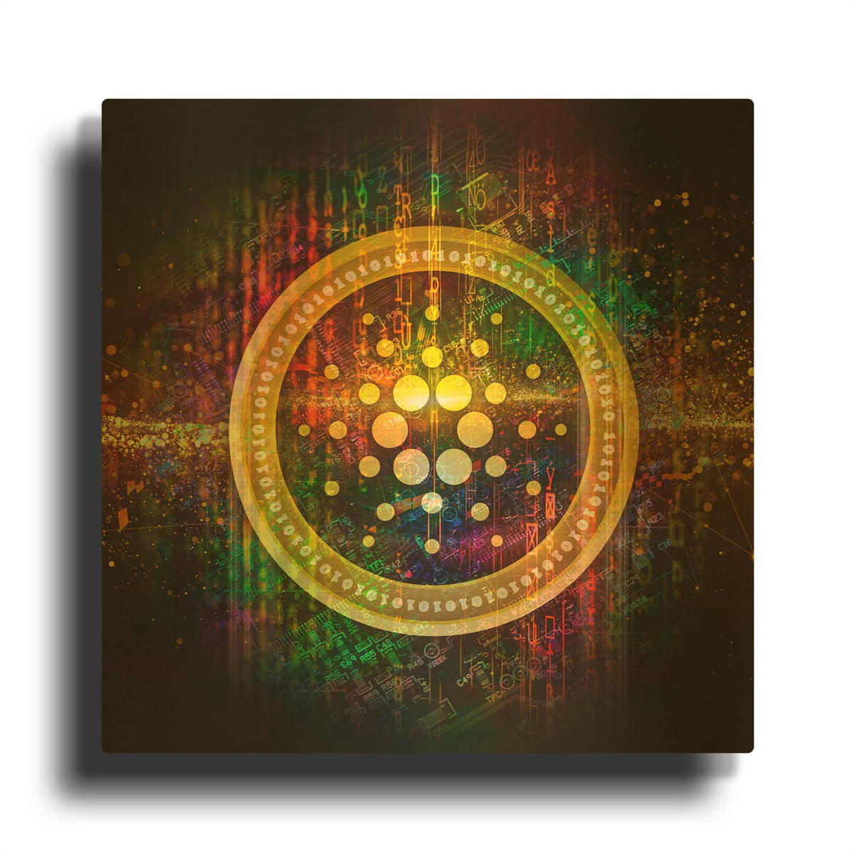 'Cardano Better Than Gold' By Epic Portfolio Gold Metal Wall Art