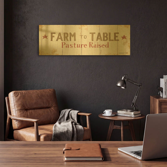 'Farm Patchwork XIV' By Danhui Nai Gold Metal Wall Art