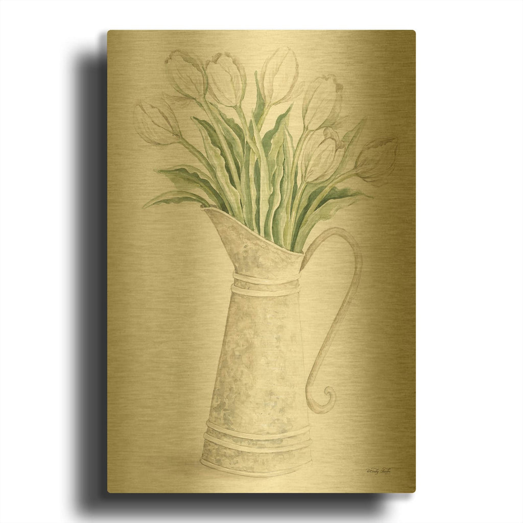 'Brings A Smile' By Cindy Jacobs Gold Metal Wall Art