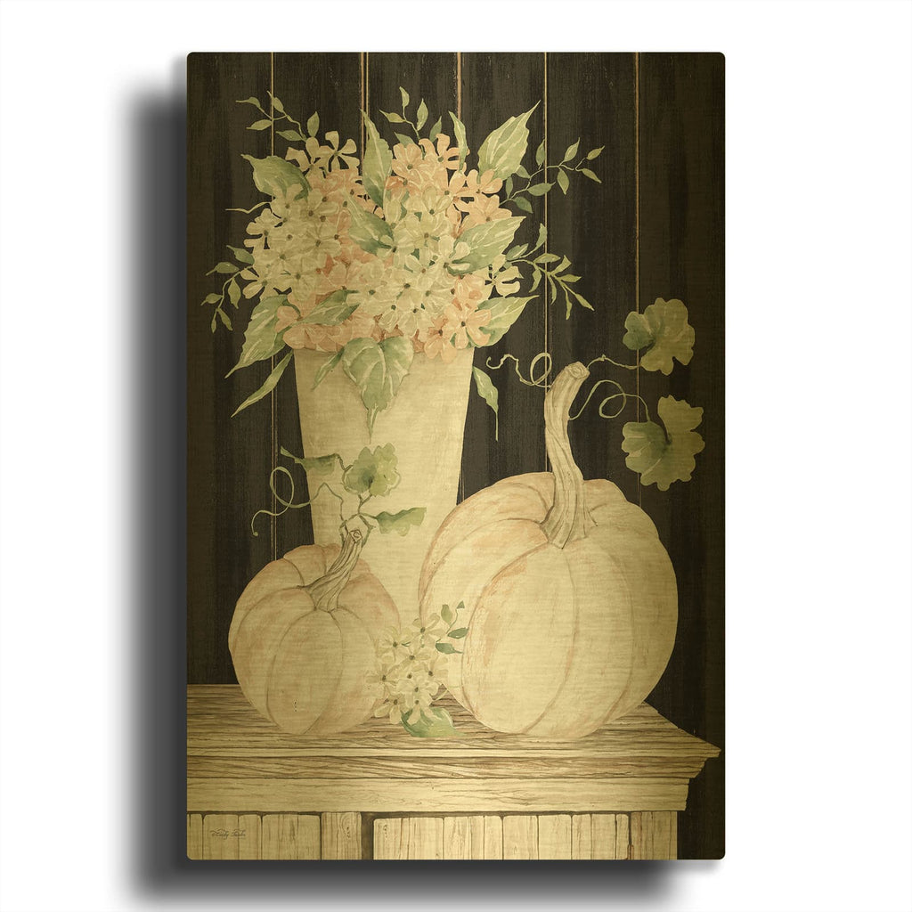 'Fall Still Life' By Cindy Jacobs Gold Metal Wall Art