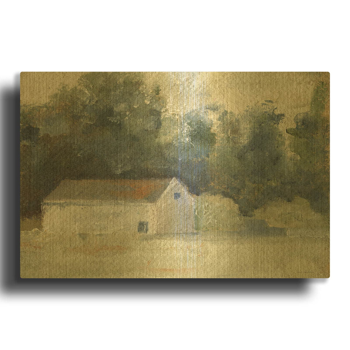 'Storing Up Summer' By Kamdon Kreations Gold Metal Wall Art