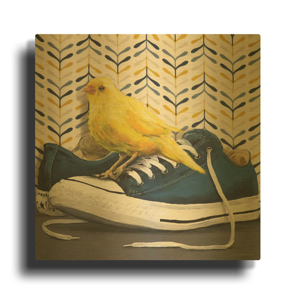 'Where' By Kamdon Kreations Gold Metal Wall Art