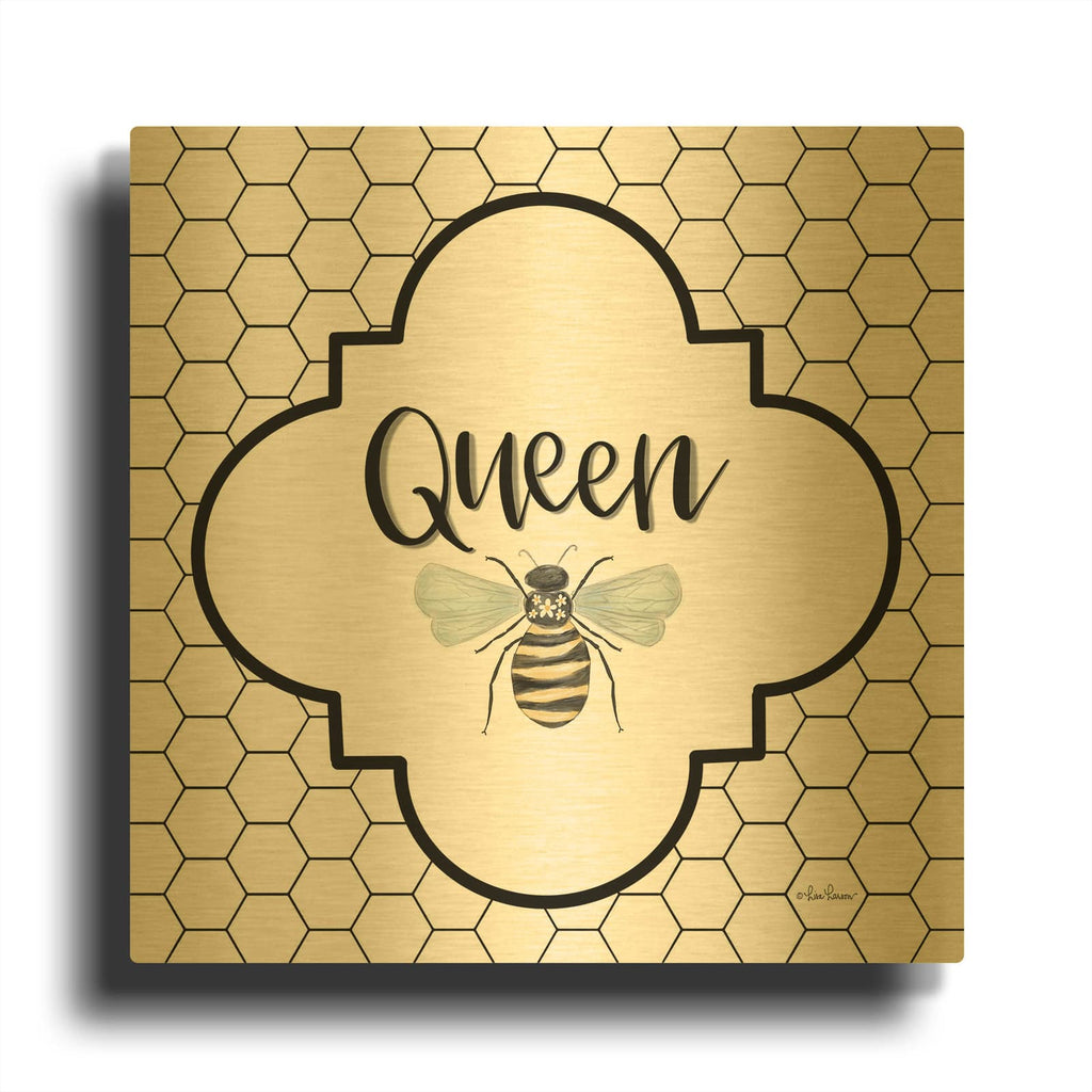 'Queen Bee II' By Lisa Larson Gold Metal Wall Art