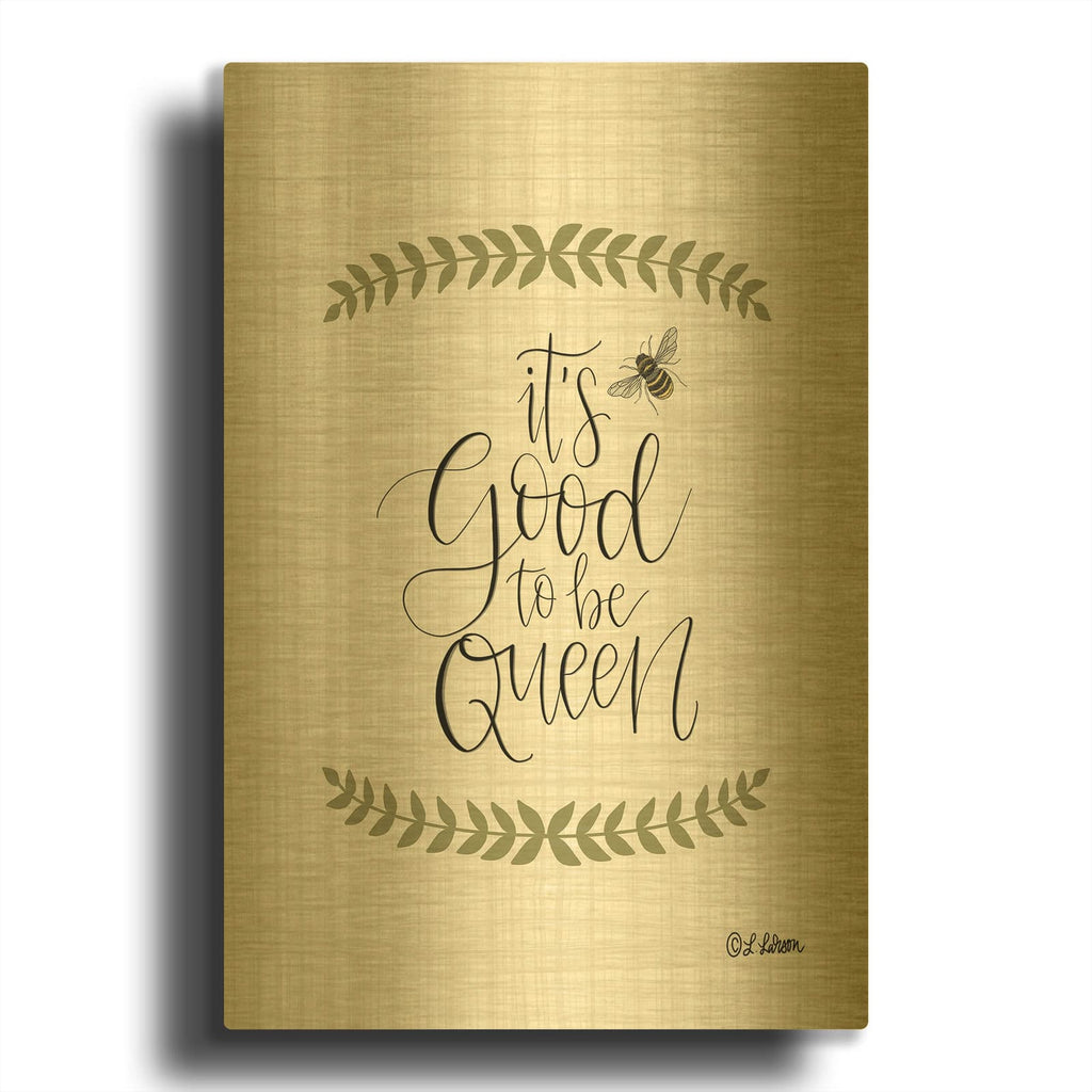 'It' By Lisa Larson Gold Metal Wall Art