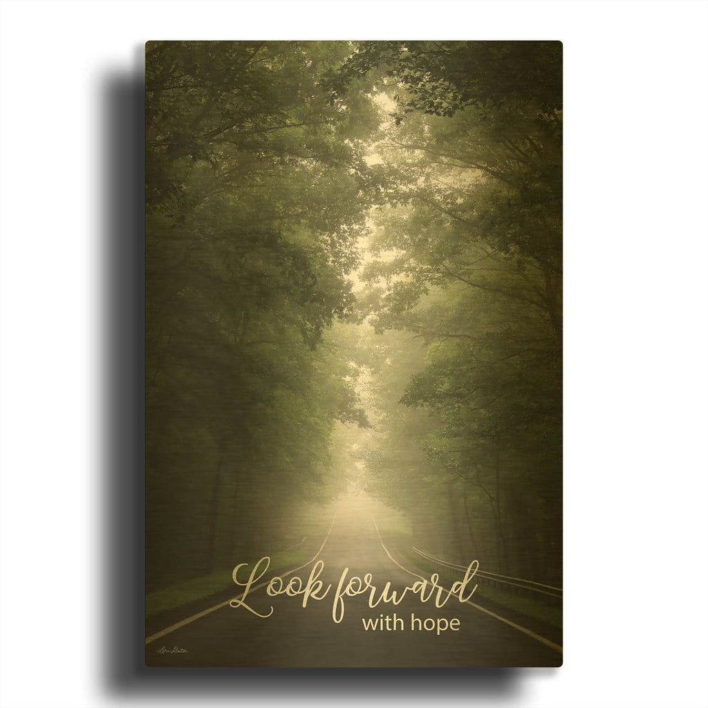 'Look Forward With Hope' By Lori Deiter Gold Metal Wall Art