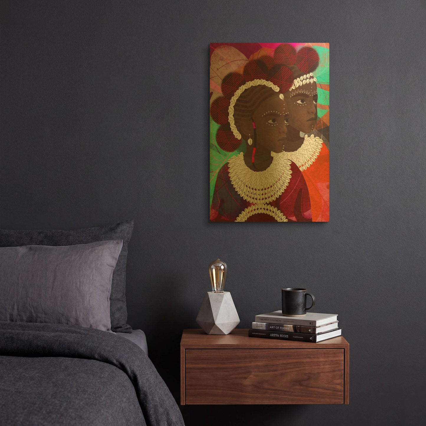 'Gemini' By Erin Robinson Gold Metal Wall Art