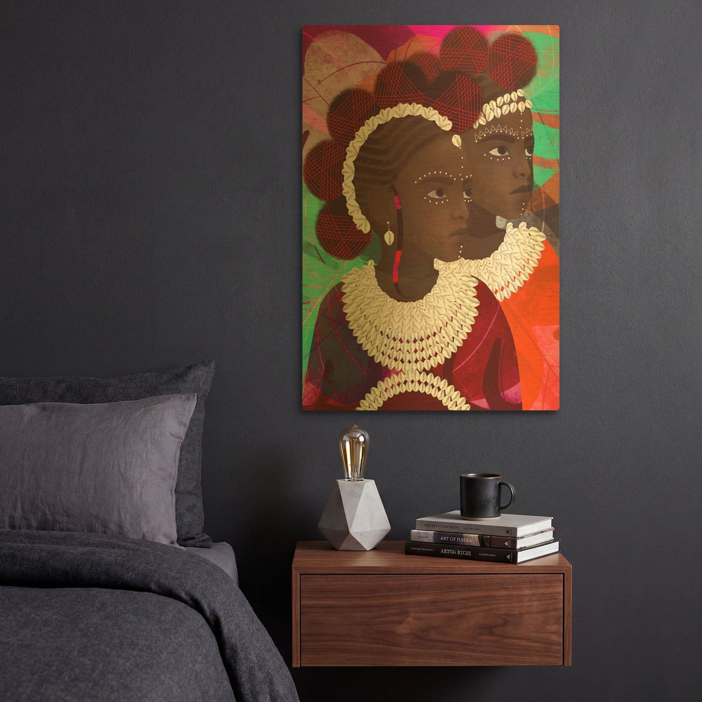 'Gemini' By Erin Robinson Gold Metal Wall Art