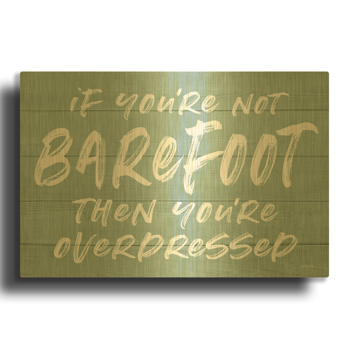 'If You' By Lettered & Lined Gold Metal Wall Art