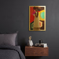 'March' By Erin Robinson Gold Metal Wall Art