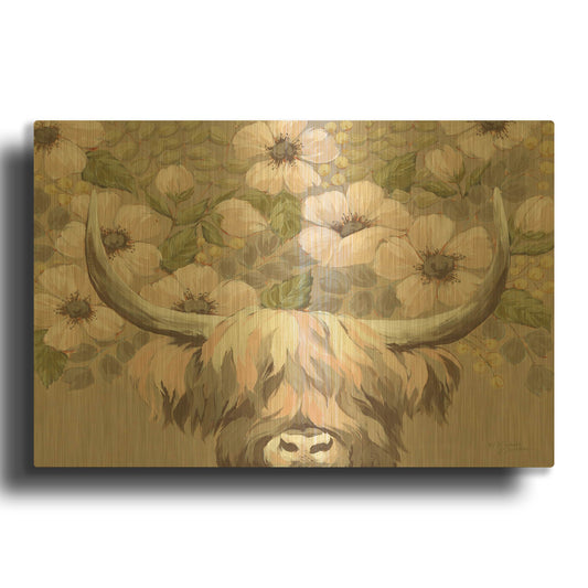 'The Highland Highness' By Michele Norman Gold Metal Wall Art