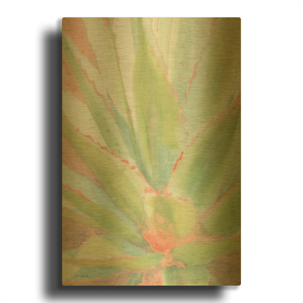 'Succulent Bloom 1' By Stellar Design Studio Gold Metal Wall Art