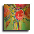 'Ode to Summer 1' By Jacqueline Brewer Gold Metal Wall Art