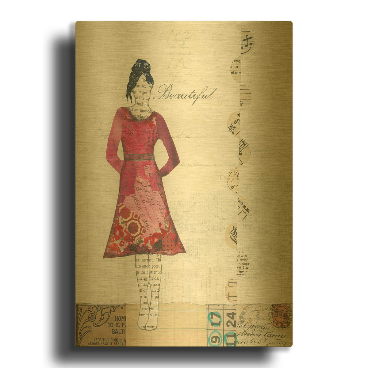 'Ready To Go II' By Courtney Prahl Gold Metal Wall Art