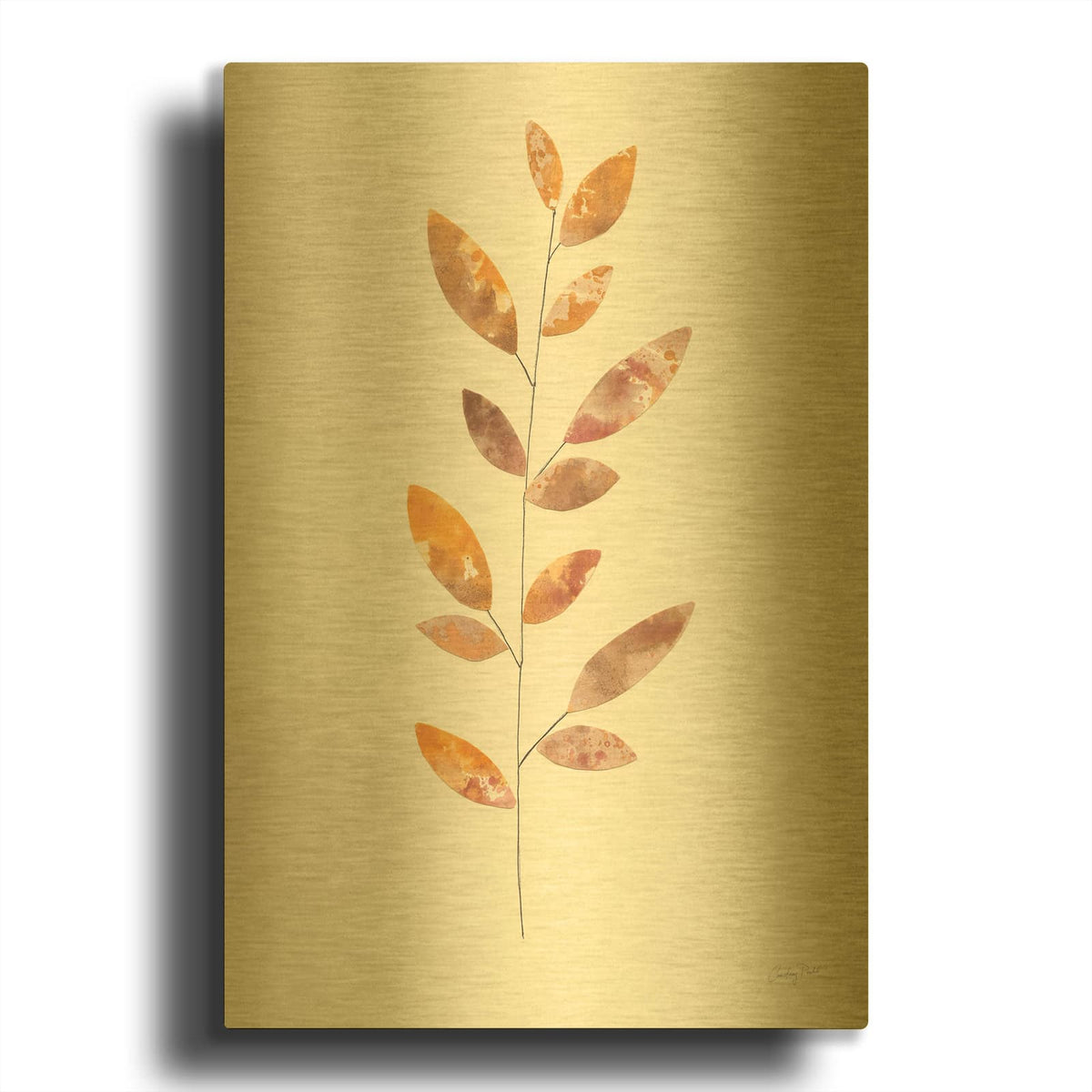 '59396-Natural Wonder V' By Courtney Prahl Gold Metal Wall Art