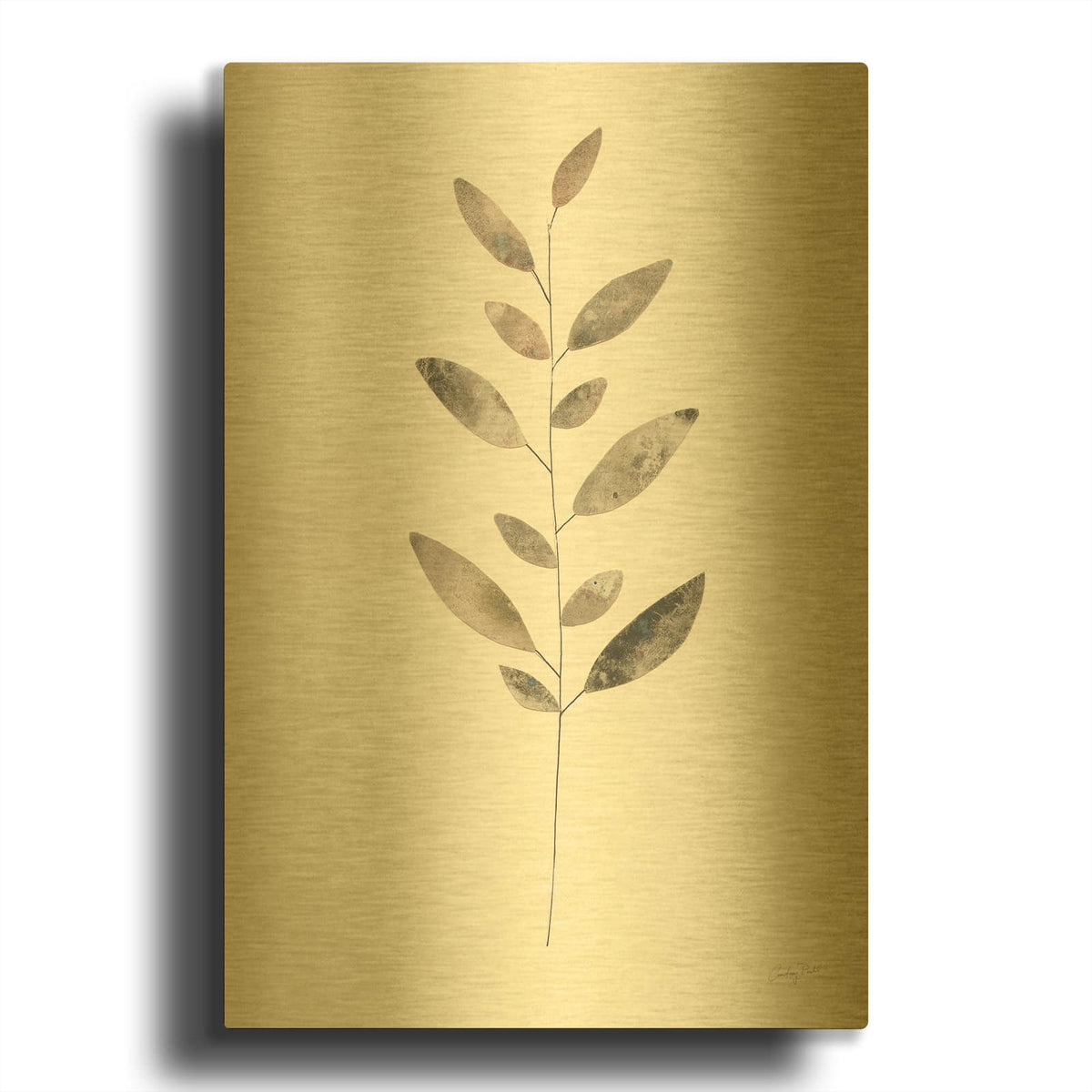 '59397-Natural Wonder VI' By Courtney Prahl Gold Metal Wall Art