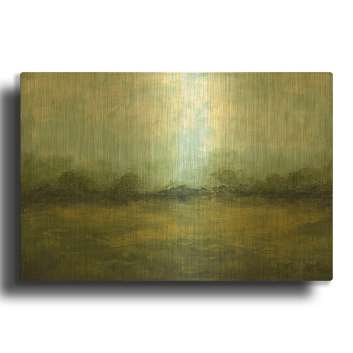 '60818-Meadows Edge' By Courtney Prahl Gold Metal Wall Art