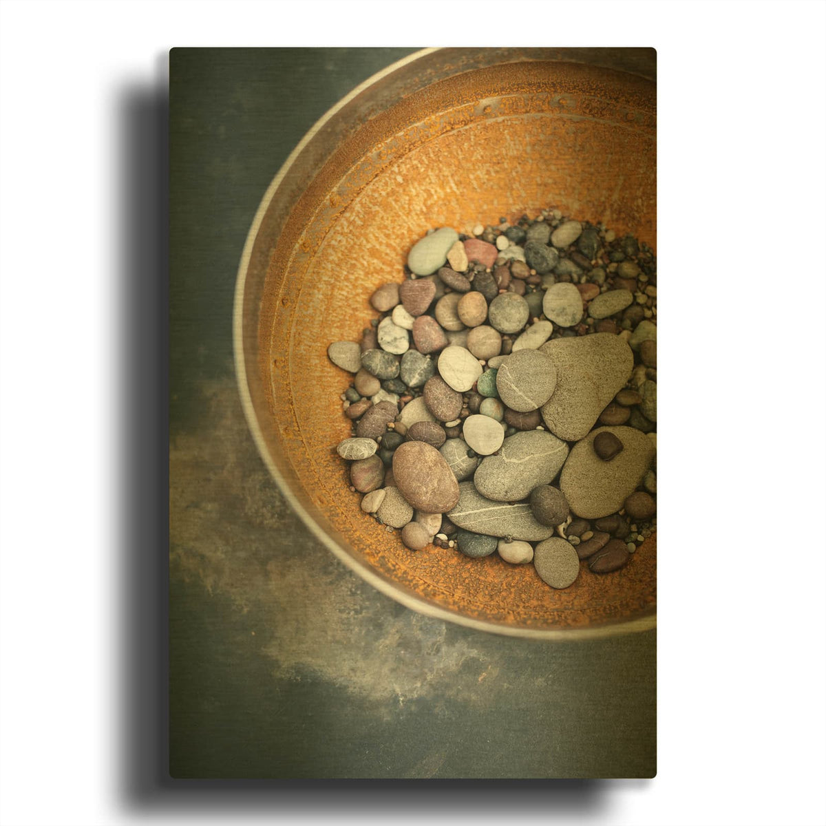 'Elemental' By Elena Ray Gold Metal Wall Art