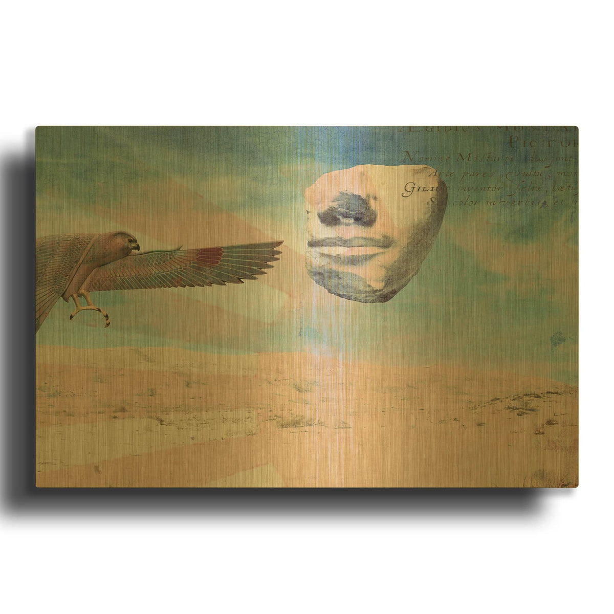 'I Am' By Elena Ray Gold Metal Wall Art